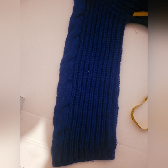 NWT DKNY Oversize Blue Cobalt Soft Stretchy Sweater Size XS - Picture 8 of 9